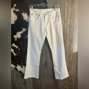 Ralph Lauren Y2K size 6W 32L white bootcut Kelly Jeans in EUC